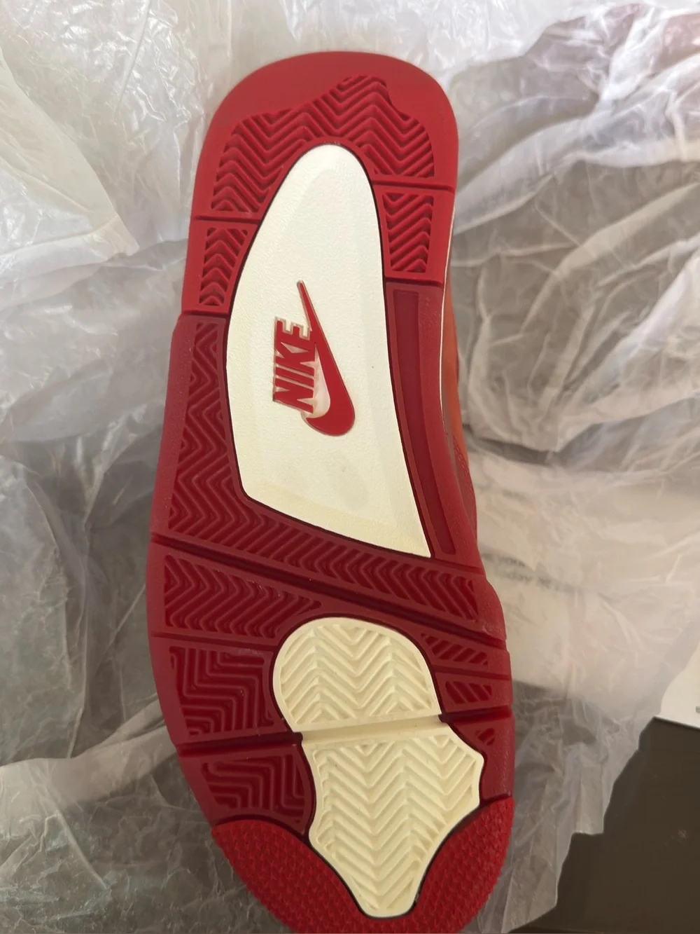 Jordan Men's Red Suede Jordan 4 Nigel Sylvester 